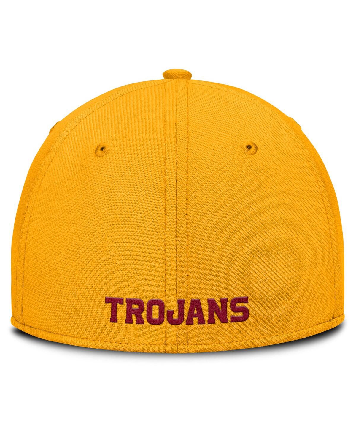 Nike Men's Gold Usc Trojans 2025 On-field Rise Performance Flex Hat In Gold