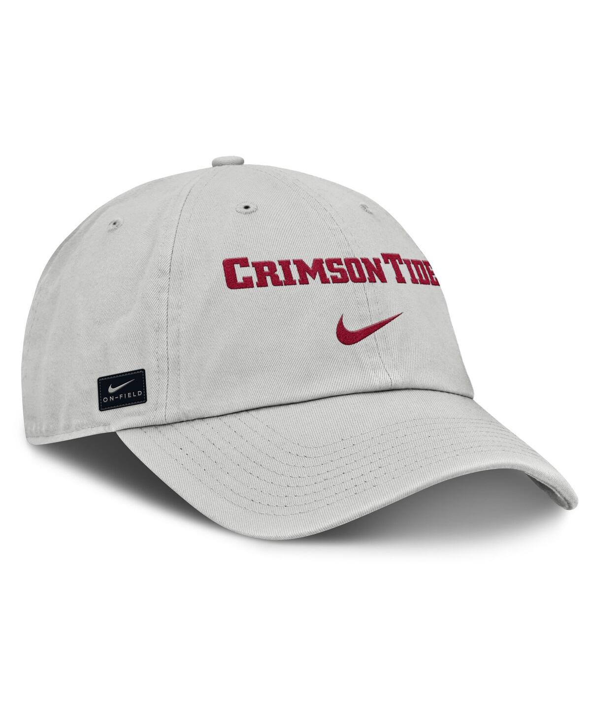 Nike Alabama Off-field Club Gameday  Men's College Adjustable Hat In Gray