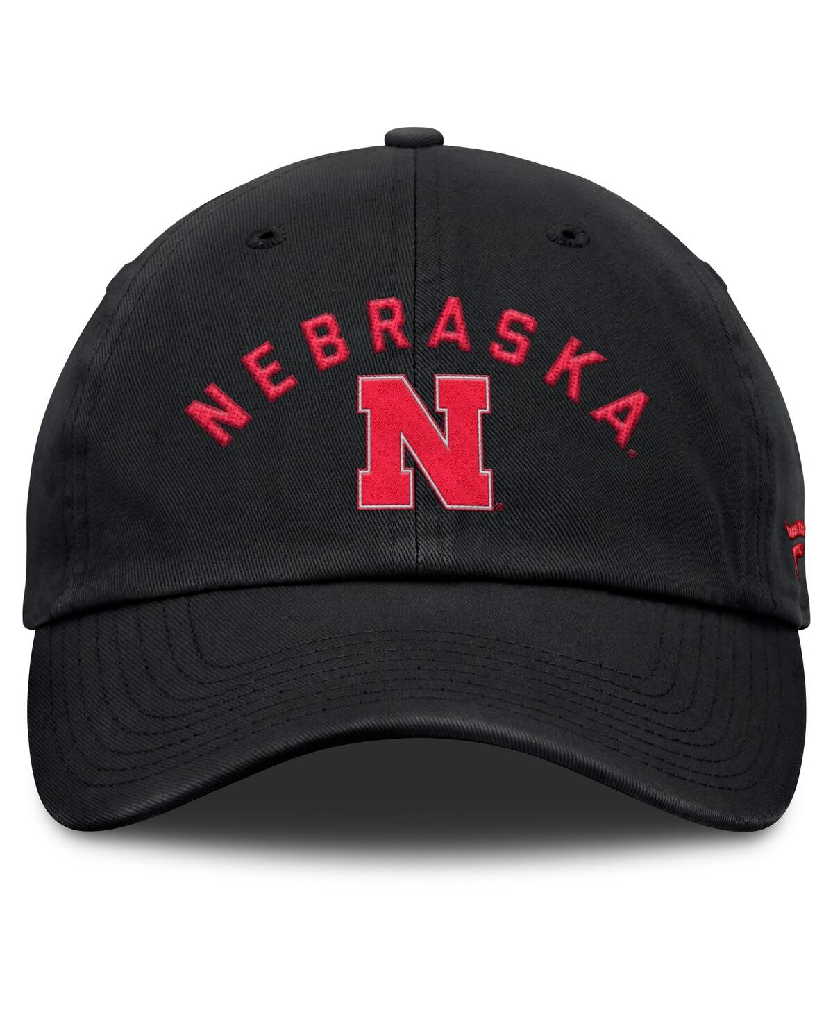 Fanatics Men's Black Nebraska Huskers Myth Adjustable Hat In Black