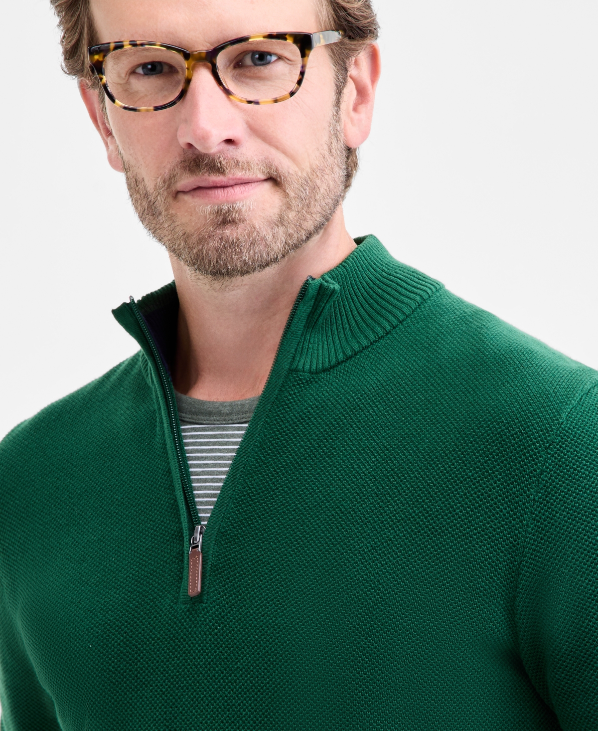 Club Room Men's Quarter-Zip Sweater, Macy's Exclusive