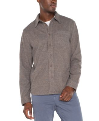 Men's Knit Button-Up Shirt 