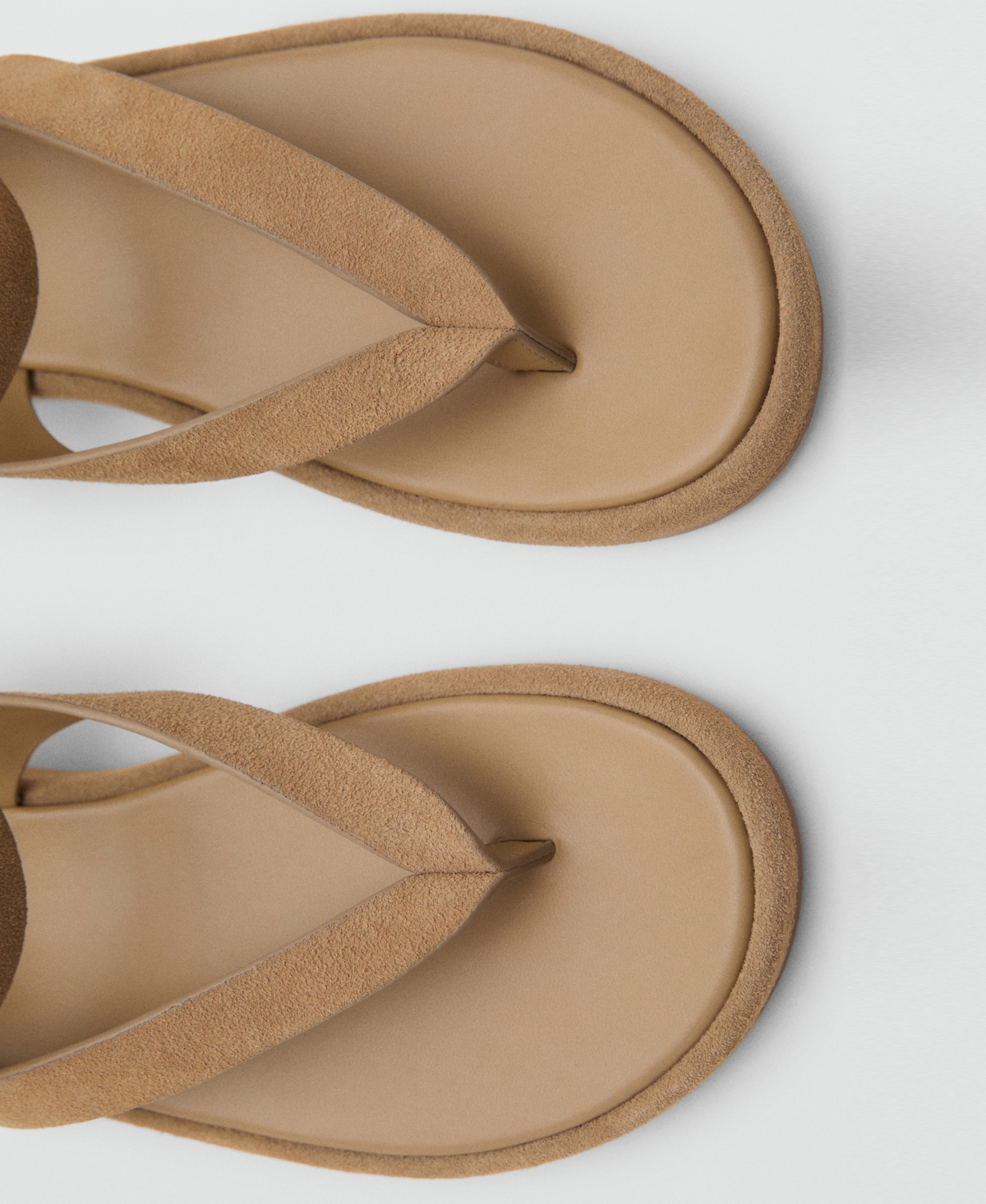 Mango Ankle Strap Sandal In Sand