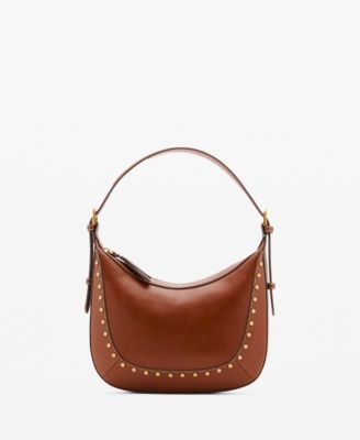 MANGO - Women's Small Studded Shoulder Bag