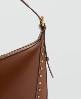 Women's Studded Shoulder Bag