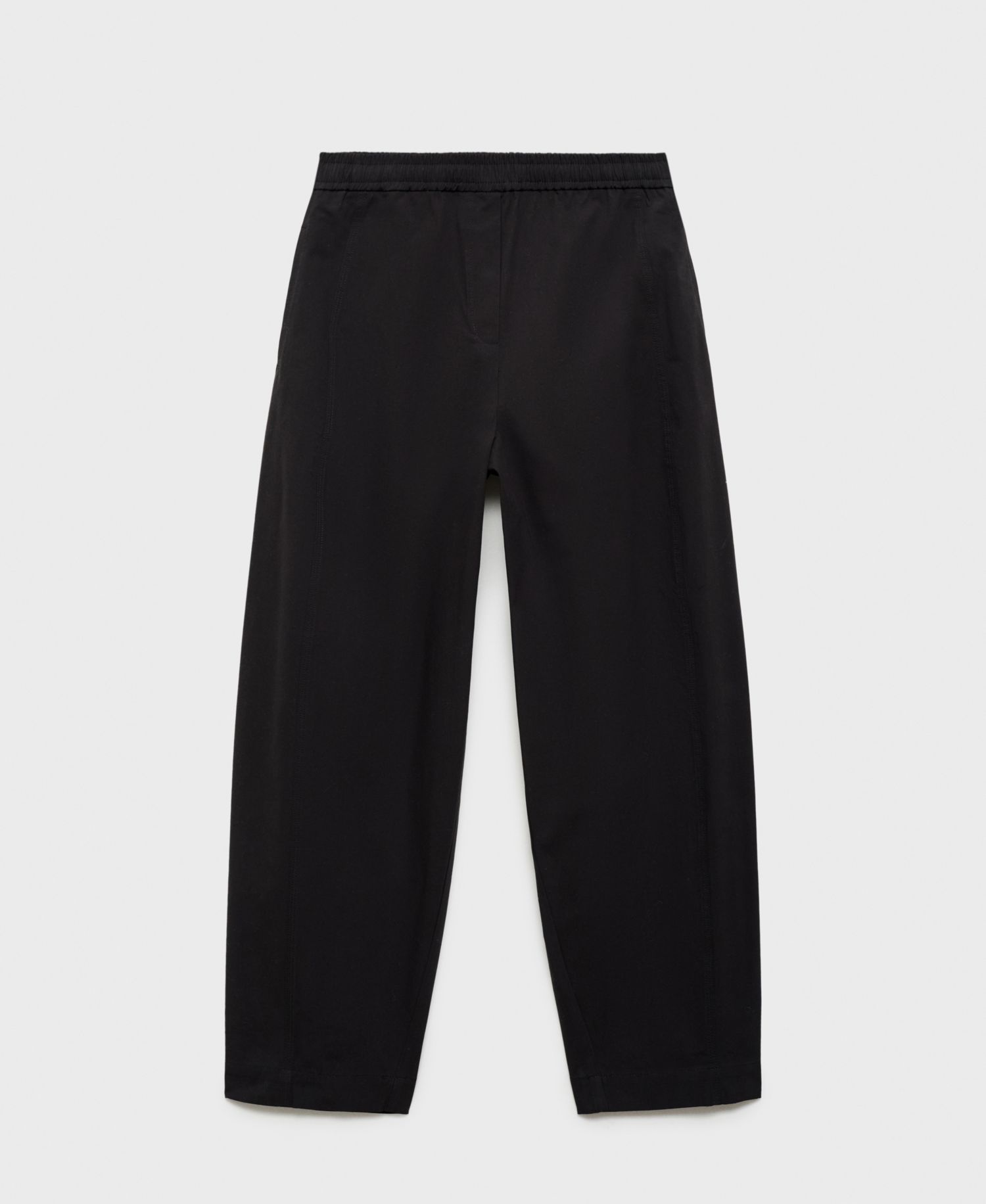 Women's Paper Bag Cotton Pants