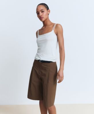 Women's Cotton Suit Bermuda Shorts