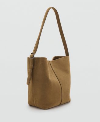 Women's Leather Bucket Bag