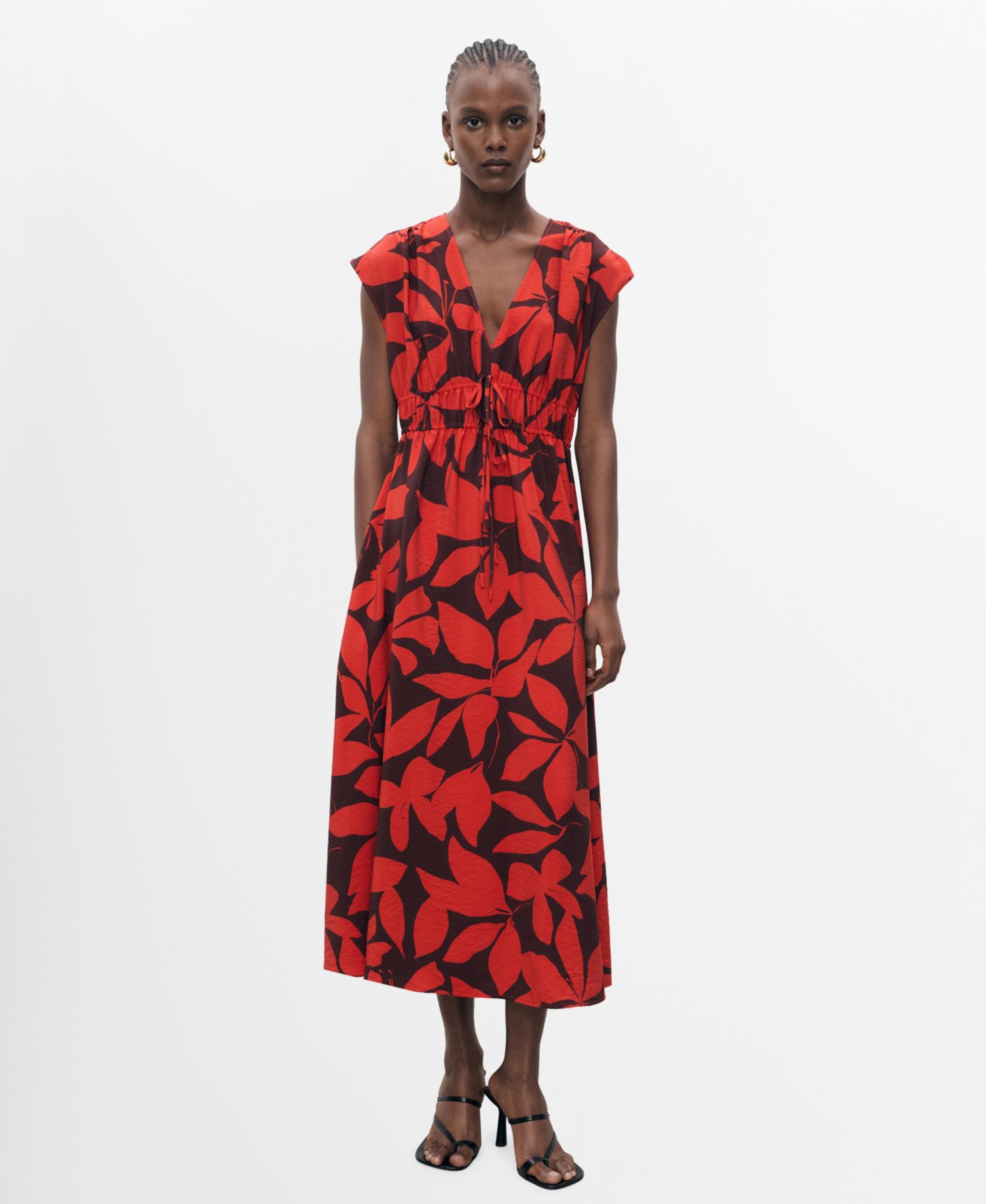 Women's Long Printed Dress
