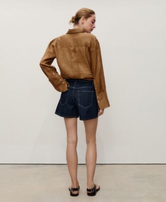 Women's High-Rise Denim Shorts