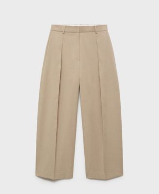 Women's Linen-Blend Balloon Pants