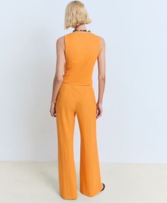 Women's Flowy Straight-Fit Pants