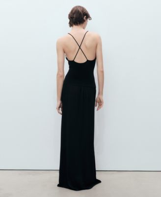Women's Cross-Back Knitted Dress