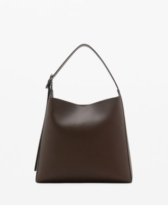 MANGO - Women's Buckle Shopper Bag