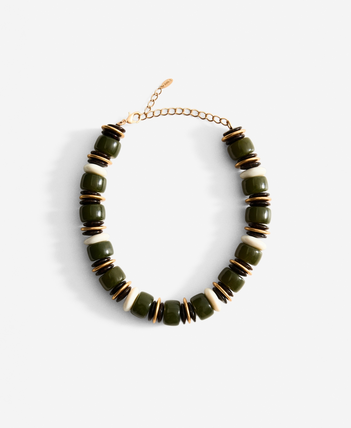Women's Combined Ball Necklace - Pastel Green