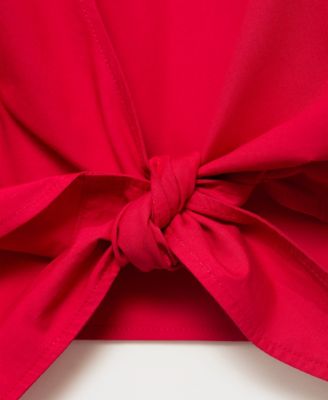 Women's Back Bowtie Crop Top