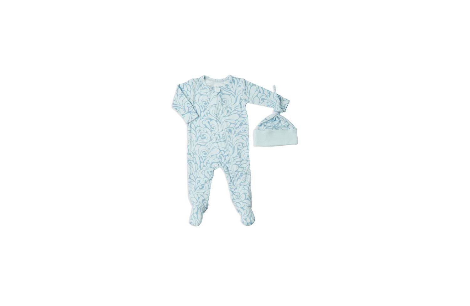 Jersey Long Sleeve Footie and Hat Set