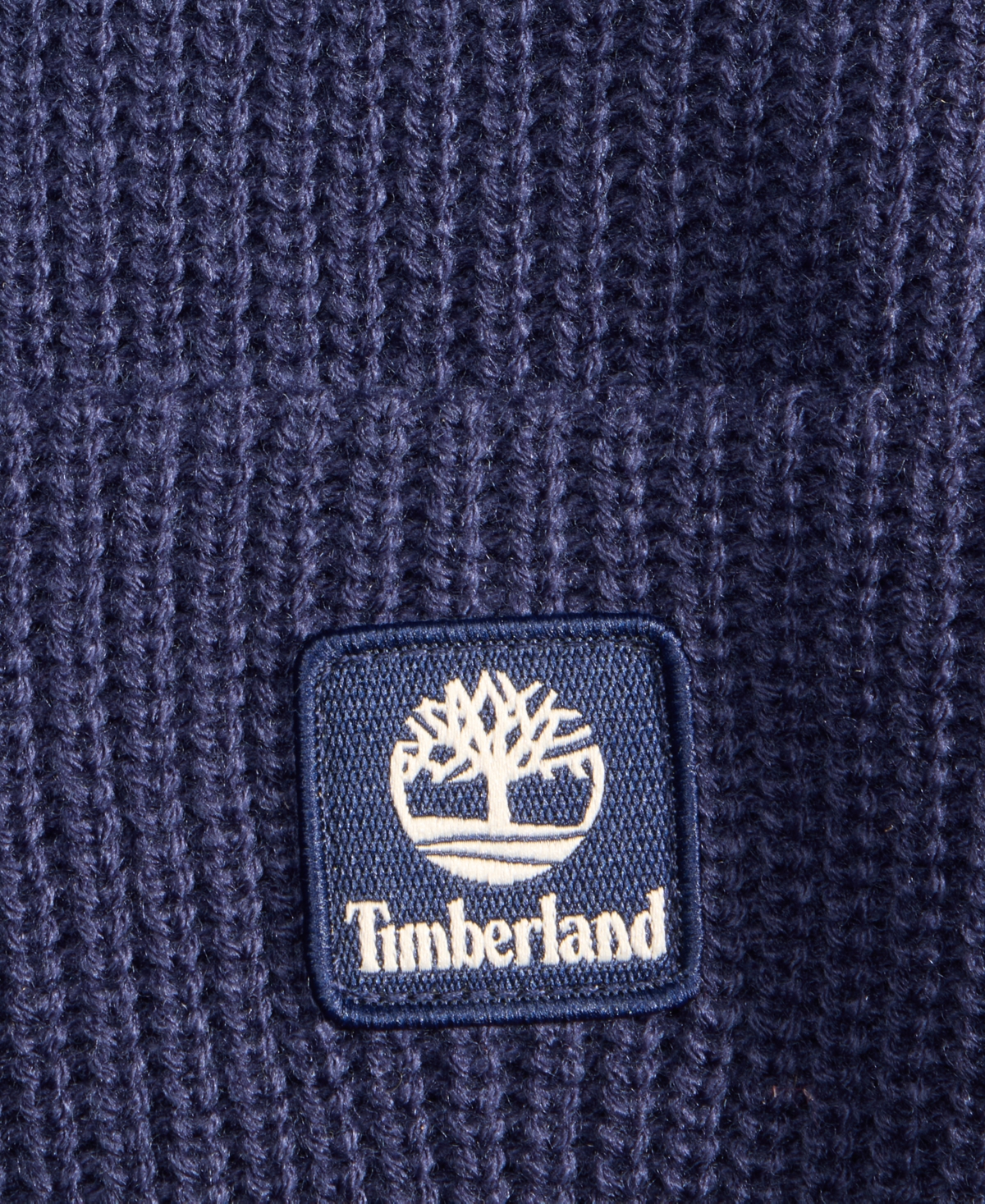 Timberland Men's Logo Cuff Fisherman Beanie In Blue