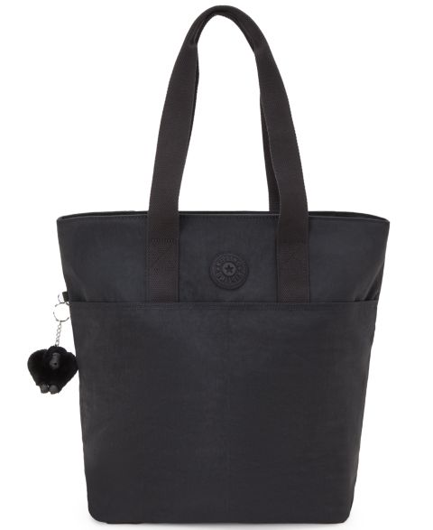 Женская сумка Kipling Hanifa 15" Large Laptop Tote Handbag, цвет: Чёрный