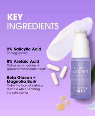 Peacekeeper Acne Treatment Serum, 1 oz.