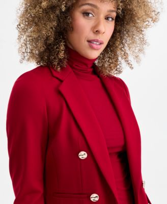 Women's Triple-Pocket Open-Front Blazer