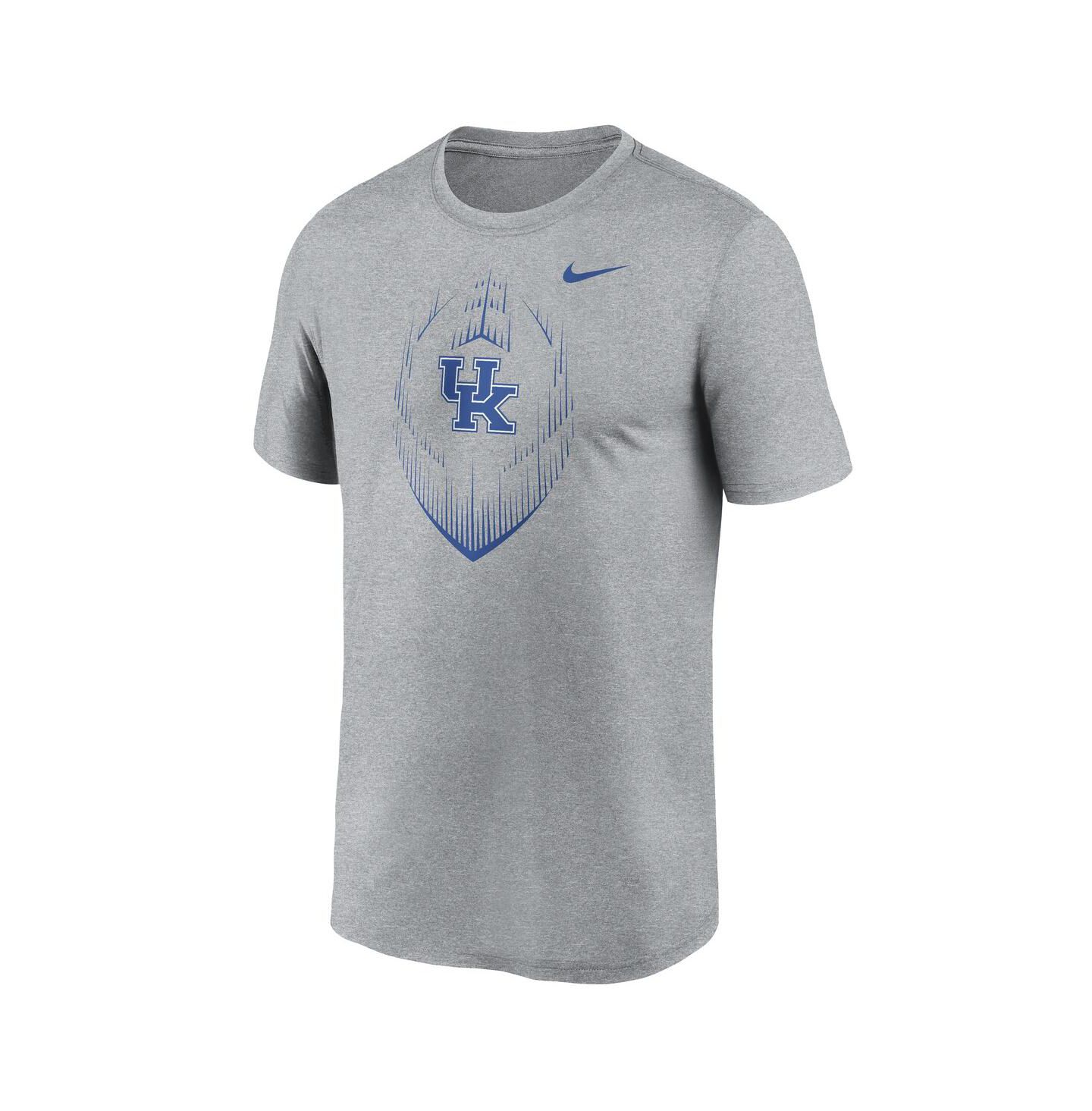 Мужская футболка Nike Heather Gray Kentucky Wildcats Primetime Legend Icon Performance — фото 2