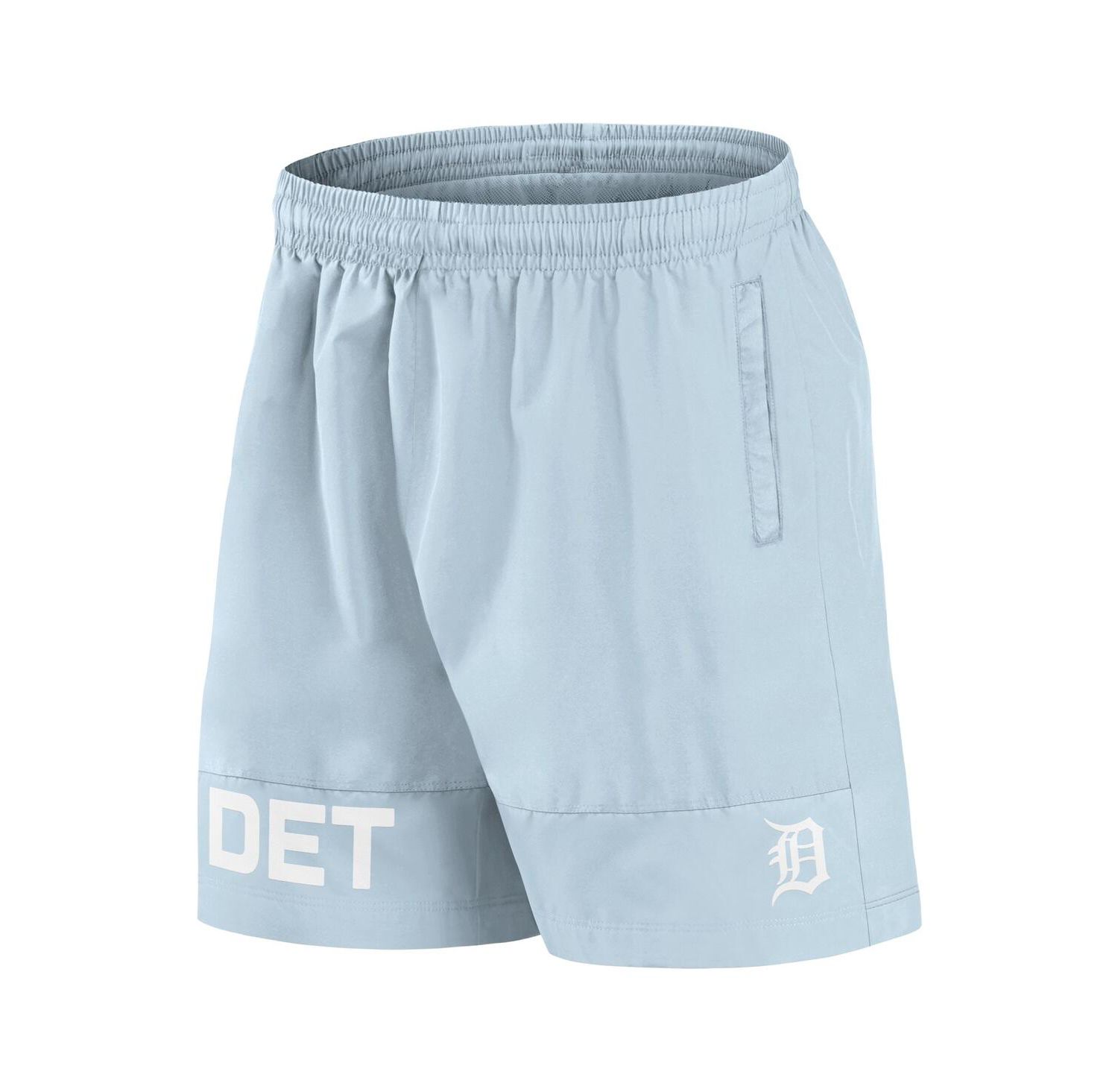 Men's Light Blue Detroit Tigers Elements Swim Shorts