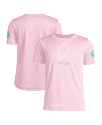 adidas - Big Boys and Girls Pink Inter Miami CF 2025 Archive Collection T-Shirt