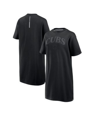 Fanatics - Women's Black Chicago Cubs Elements Cotton Dress