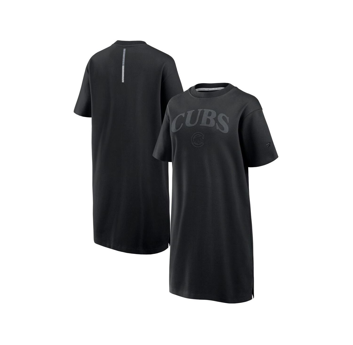Women's Black Chicago Cubs Elements Cotton Dress