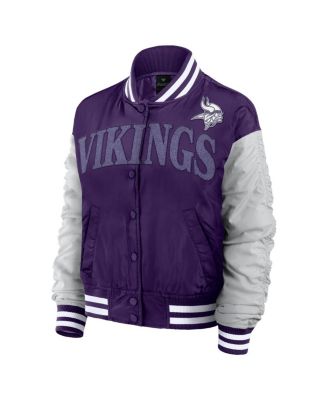 Women's Purple Minnesota Vikings Elements Wave Full-Snap Jacket