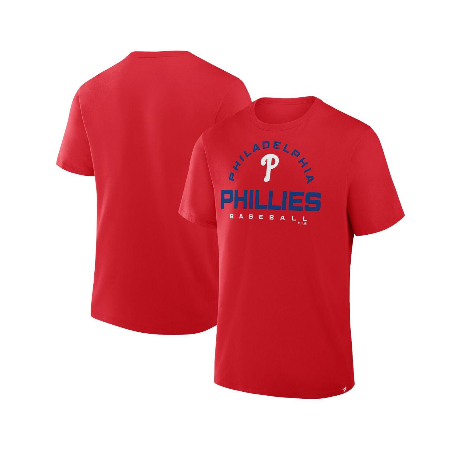 Men's Red Philadelphia Phillies Clubhouse Legacy Primary Play T-Shirt