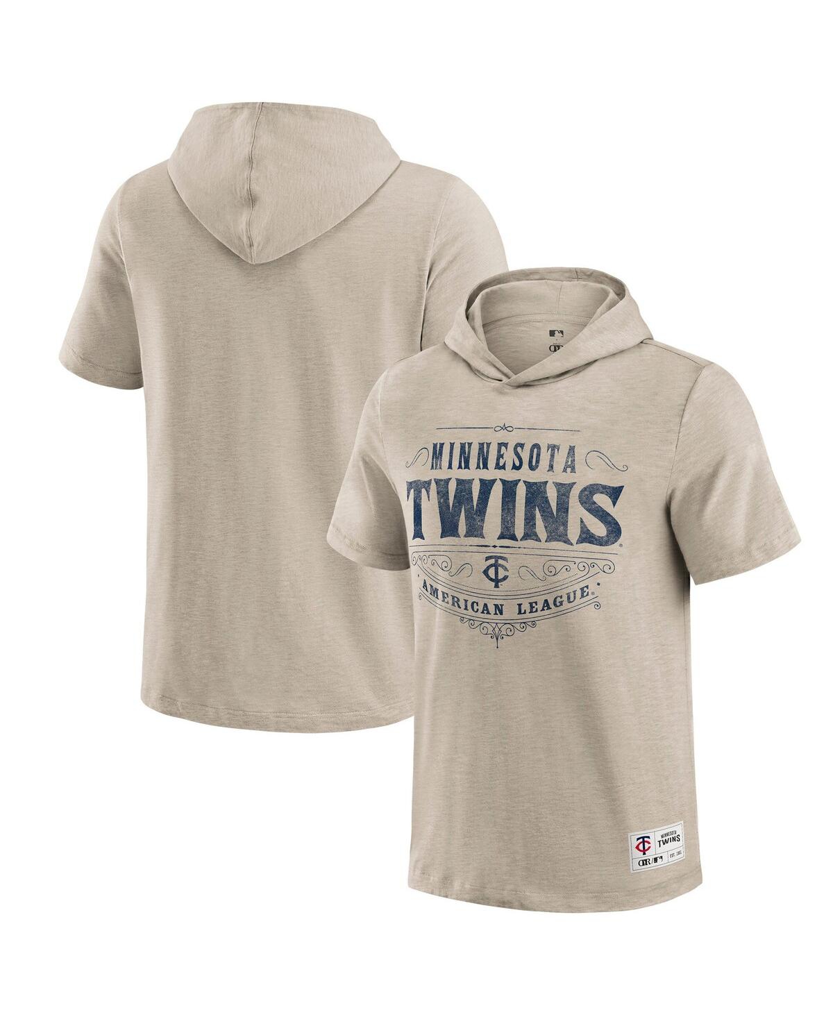 Darius Rucker Collection by Fanatics Men's Tan Minnesota Twins Hooded T-Shirt - Tan