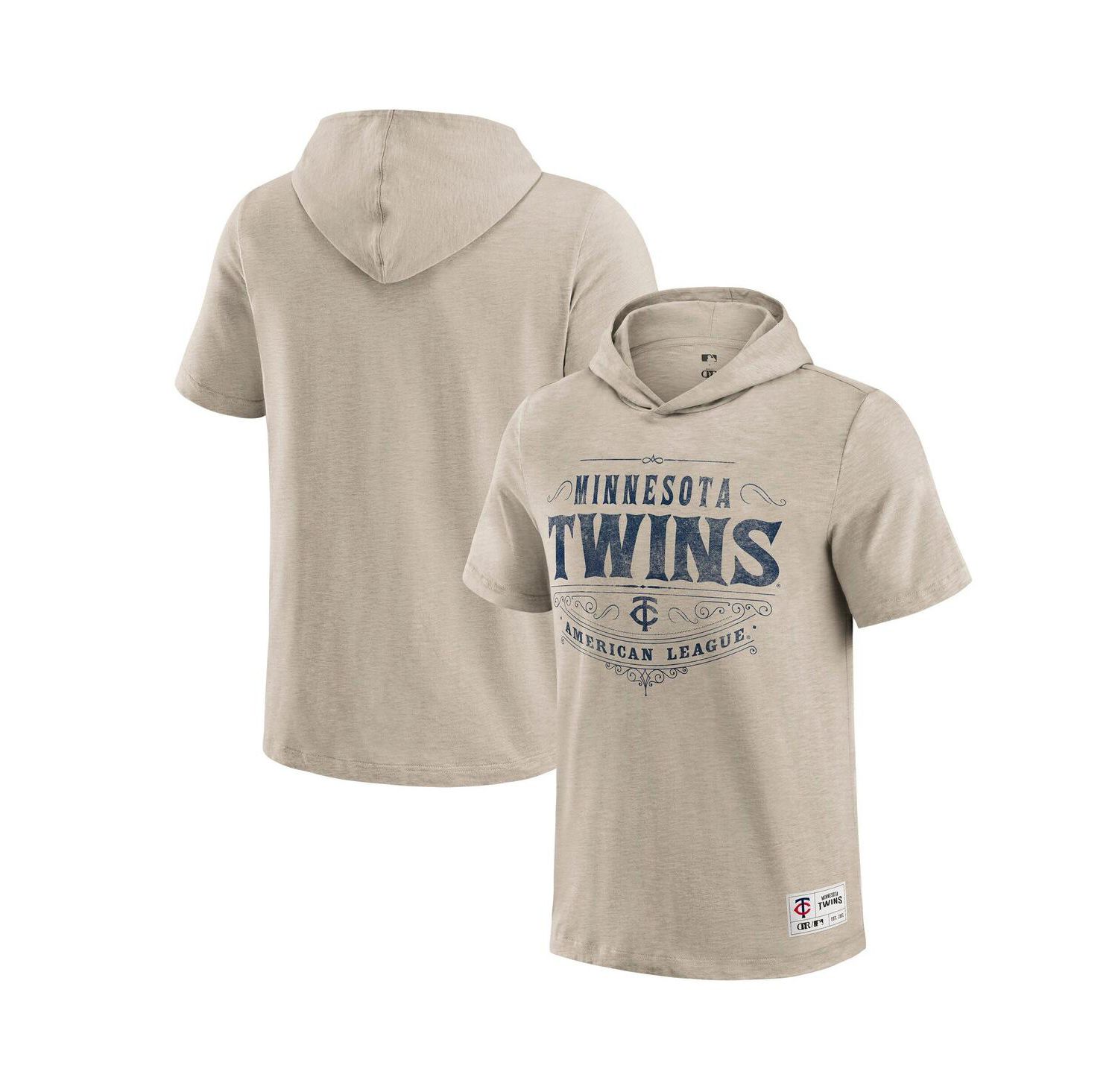 Darius Rucker Collection by Men's Tan Minnesota Twins Hooded T-Shirt