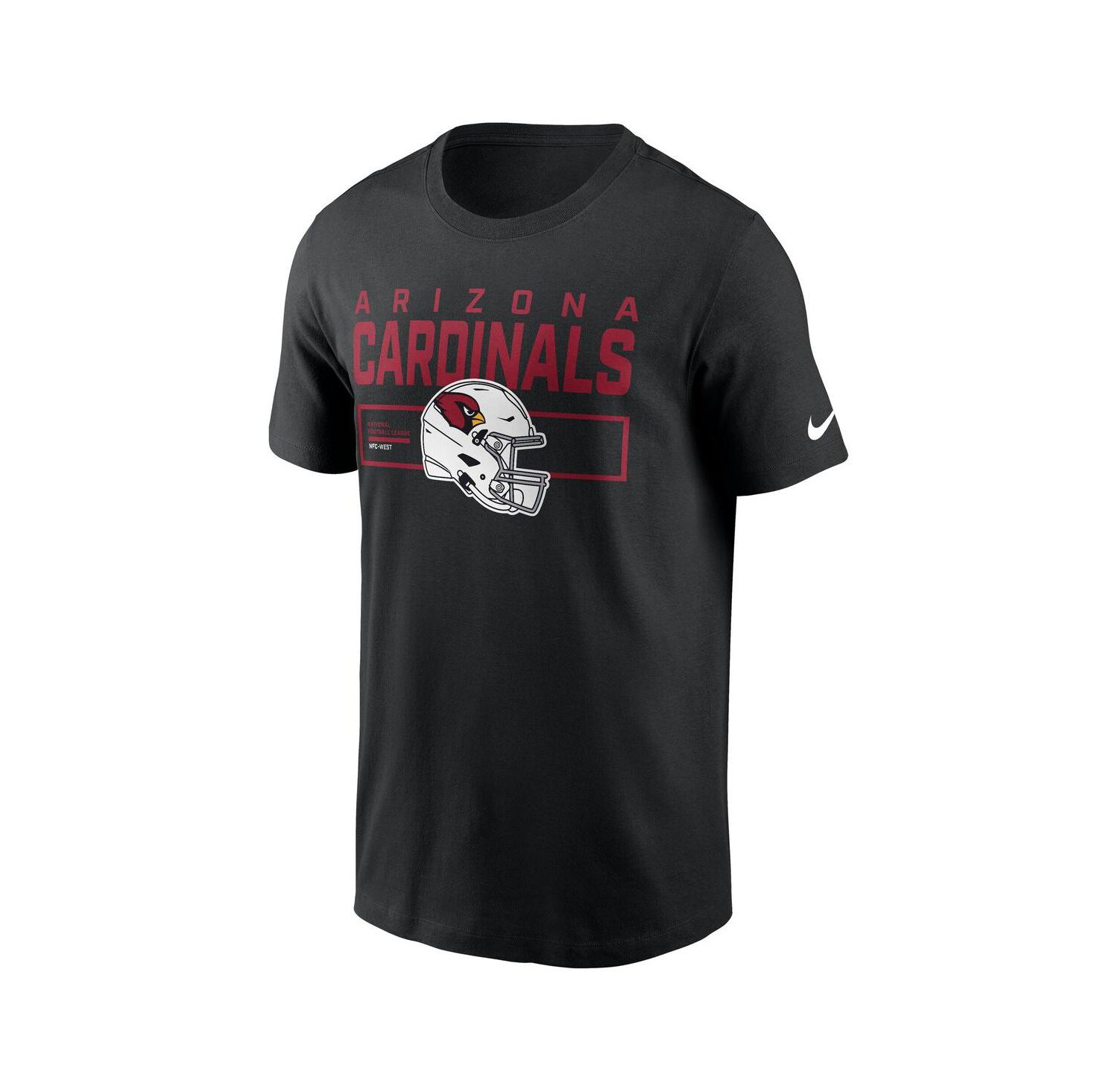 Men's Black Arizona Cardinals Primetime Helmet Essential T-Shirt