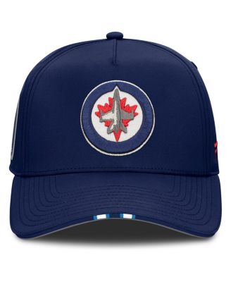 Men's Navy Winnipeg Jets 2025 NHL Draft Authentic Pro On-Stage Podium A-Frame Adjustable Hat