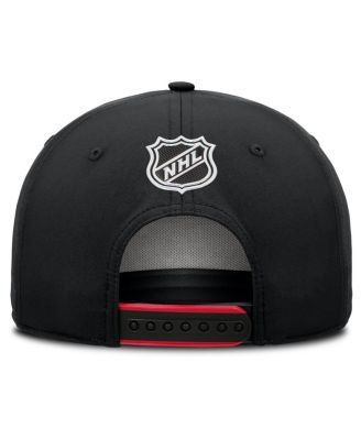 Men's Black Ottawa Senators 2025 NHL Draft Authentic Pro On-Stage Podium A-Frame Adjustable Hat