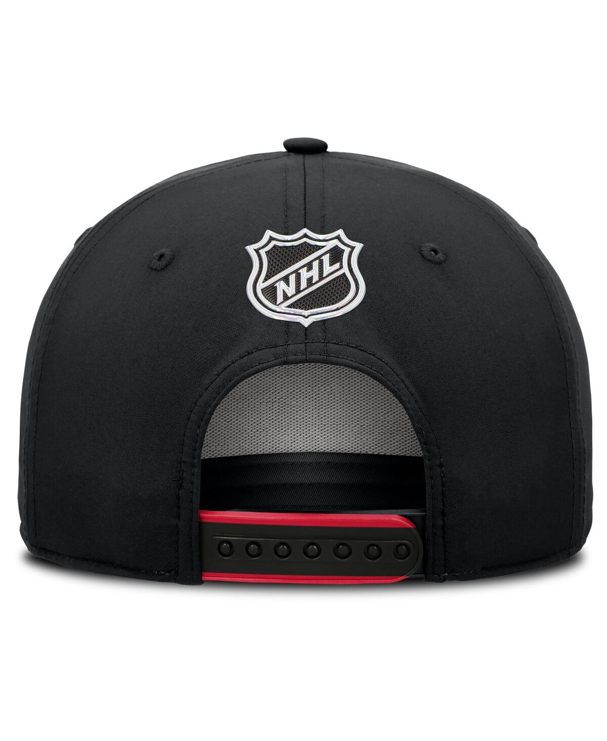 Fanatics Men's Black Ottawa Senators 2025 Nhl Draft Authentic Pro On-stage Podium A-frame Adjustable Hat In Black