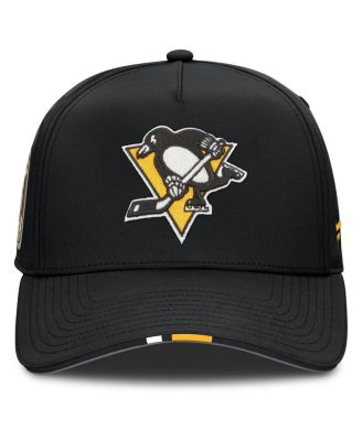 Men's Black Pittsburgh Penguins 2025 NHL Draft Authentic Pro On-Stage Podium A-Frame Adjustable Hat