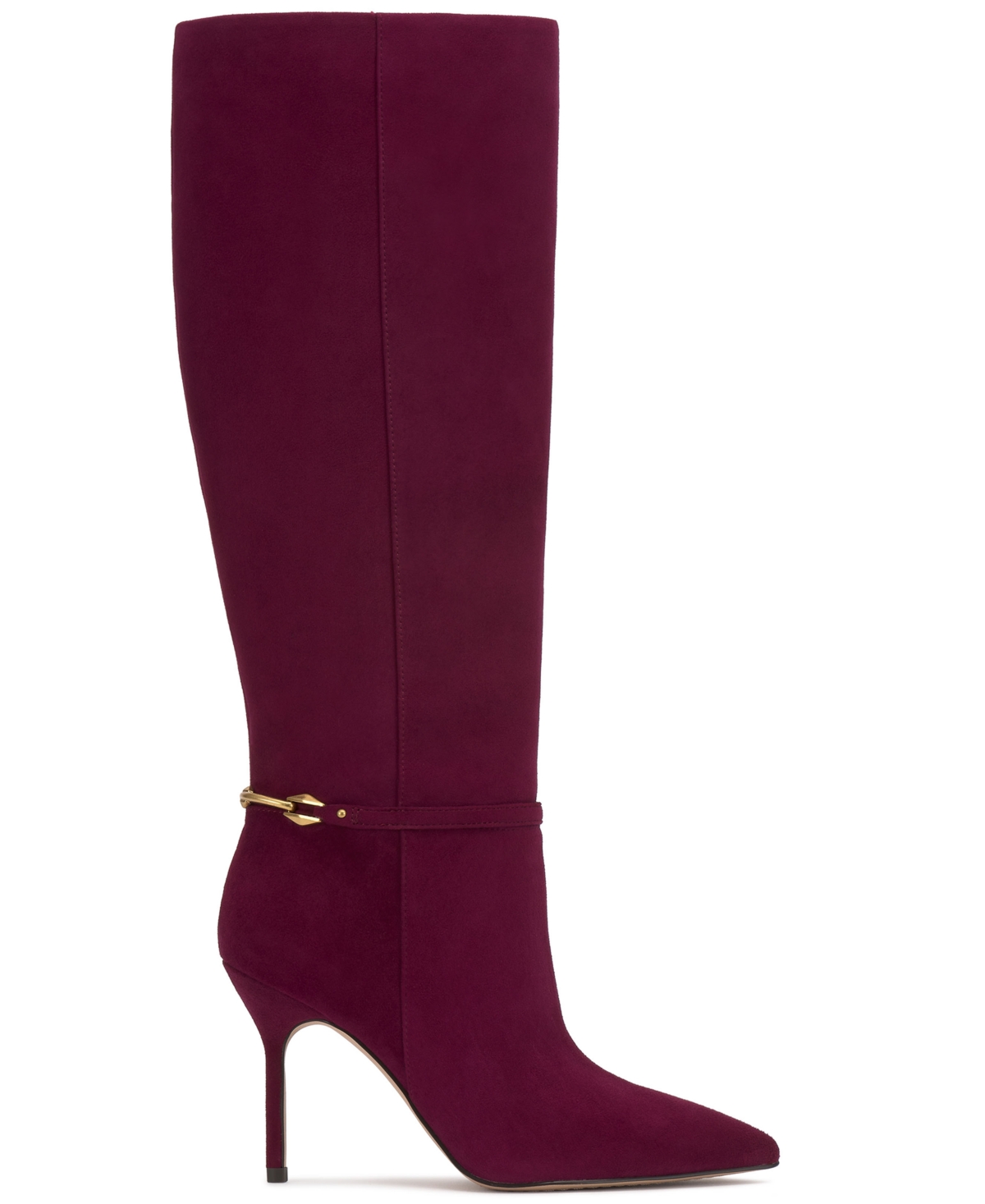 Vince Camuto Mirtha Pointed Toe Knee High Boot In Purple