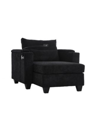 Convertible Sleeper Sofa with USB & Storage