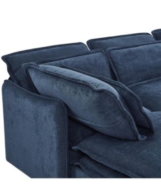 U-Shaped Modular Sofa Bed with Storage