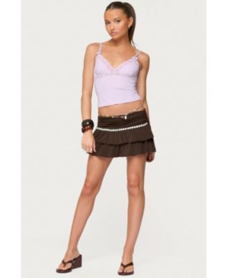 Women's Fran Lacey V Neck Tank Top