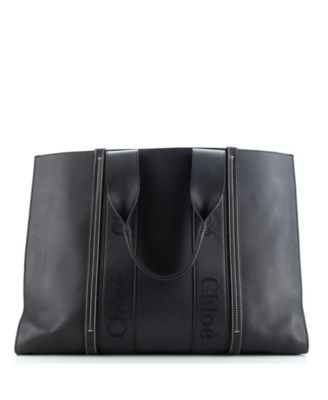 Large Woody Tote Leather