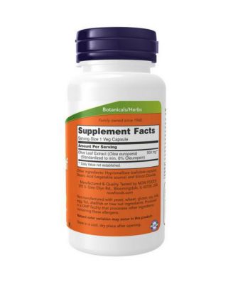 Olive Leaf Extract ,500 mg ,60 Vcaps