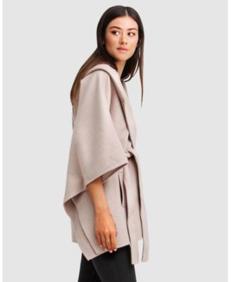 Women's Jackson Landing Wool Blend Cape Coat