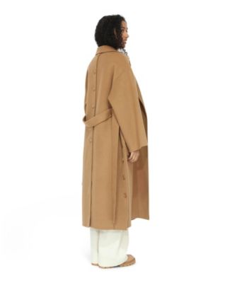 Women's Wide Awake Split Hem Overcoat