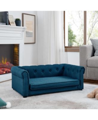 Elegant Elevated Dog Bed - Blue