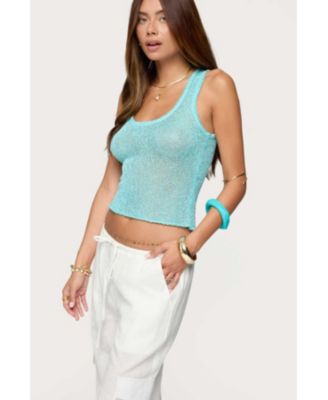 Women's Eleora Sequin Knit Tank Top