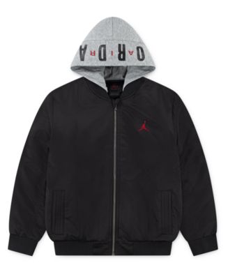 Jordan Boys' 8-20 Hooded Long-Sleeve Bomber Jacket - Macy's