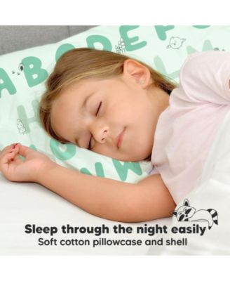 Toddler Pillow with Pillowcase, Small Pillow for Sleeping